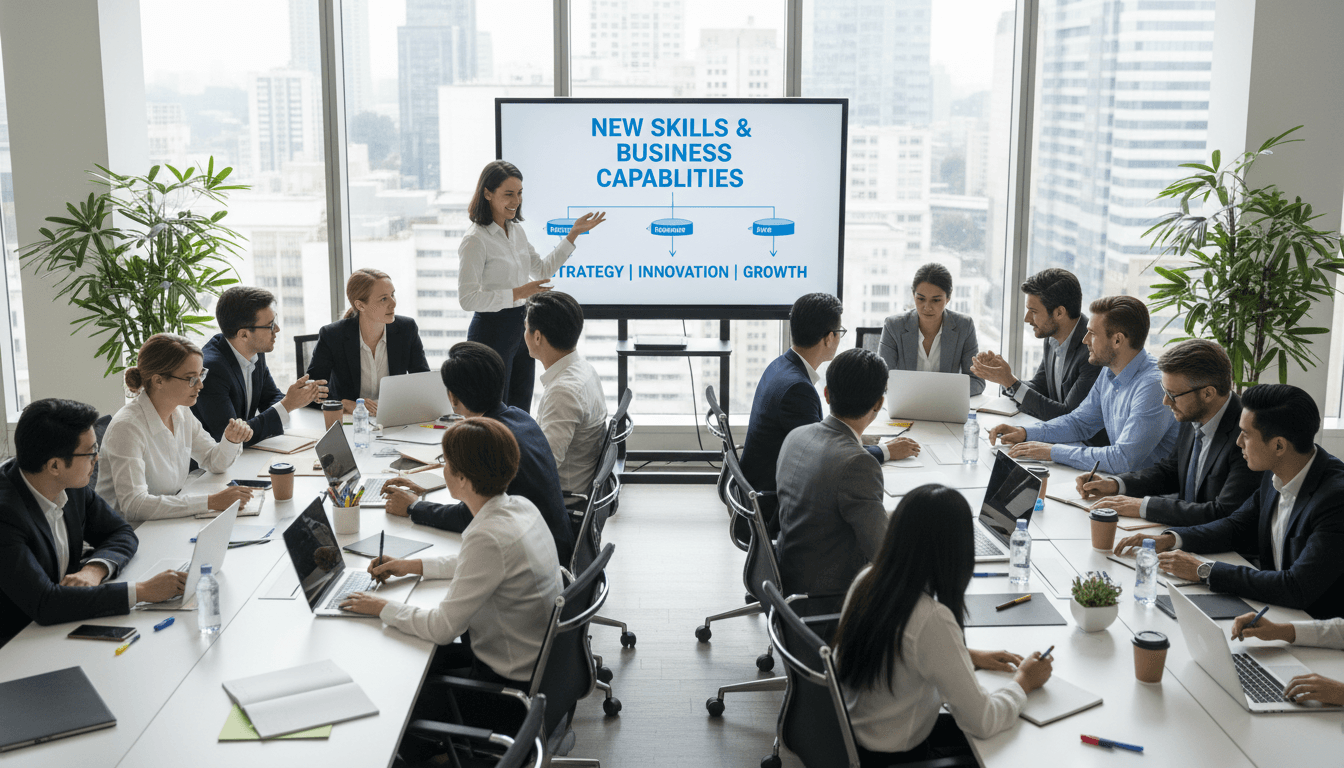 Business capability development and team training