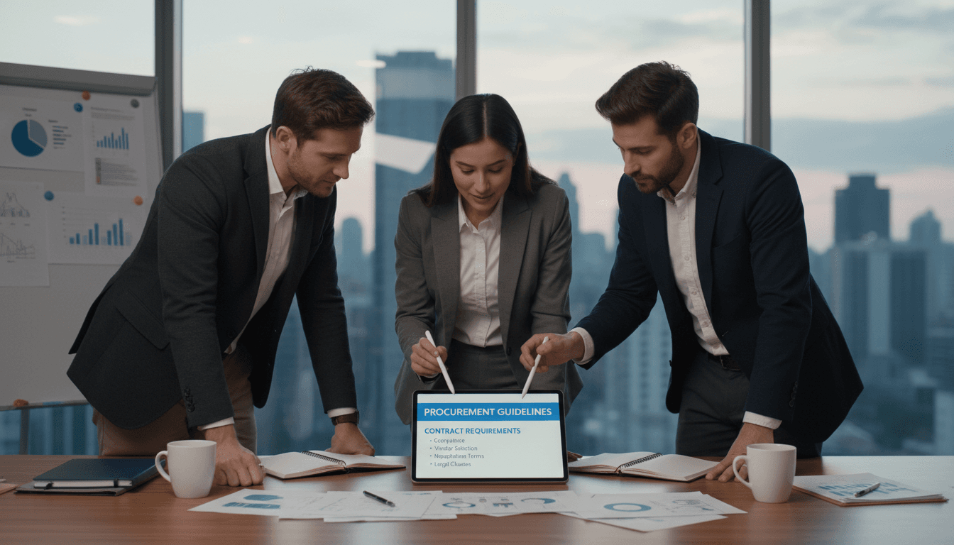 Procurement process navigation and compliance